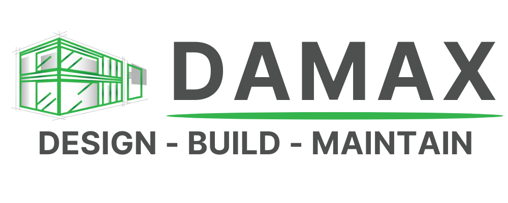 Damax Design Solutions Logo – Expert architects for bespoke designs, planning applications, and structural engineering services.